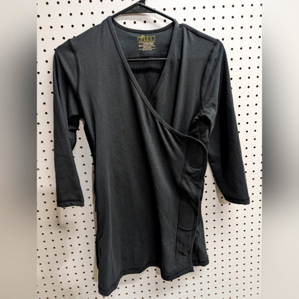 Nuroo Black Baby-wearing Wrap In S/XS